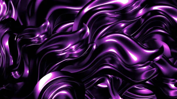 Elegant stylish purple dark background with pleats, Drapes and s — ストック写真