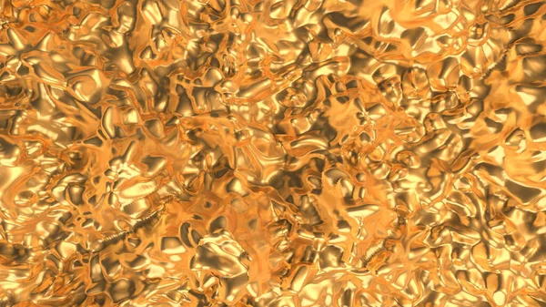 Fondo de textura dorada. Ilustración 3d, representación 3d . — Foto de Stock
