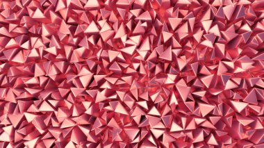 Altın arka plan. 3d illüstrasyon, 3d canlandırma.