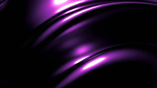 Elegante elegante fundo escuro roxo com pregas, cortinas e redemoinhos. Ilustração 3d, renderização 3d . — Fotografia de Stock