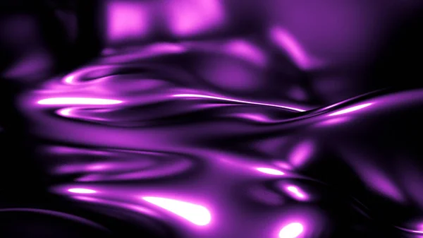 Элегантный стильный фиолетовый темный фон со складками, драпировками и вихрями. 3D иллюстрация, 3D рендеринг . — стоковое фото