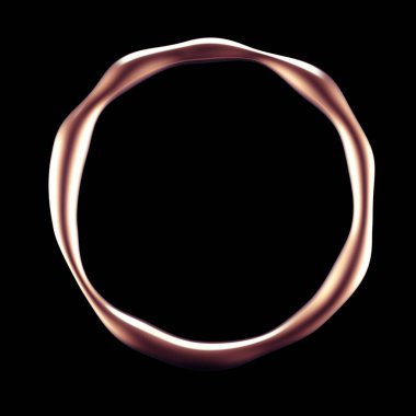 Gizemli, mistik, lüks altın serpintisi. 3d illüstrasyon, 3d canlandırma.