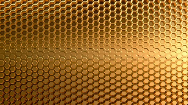 Guld metall bakgrund konsistens. 3D-illustration, 3D-återgivning. — Stockfoto