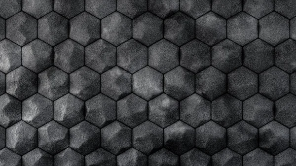 Průmyslové geometrické grunge pozadí s kamennou texturou. 3D ilustrace, 3D vykreslování. — Stock fotografie
