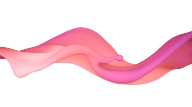 Çok renkli bir sıvı ya da boya serpintisi. 3d illüstrasyon, 3d görselleştirme.
