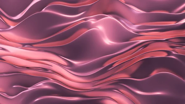 Seda roxa rosa ou tecido com reflexos metálicos. Fundo de luxo para o seu projeto. Ilustração 3d, renderização 3d . — Fotografia de Stock