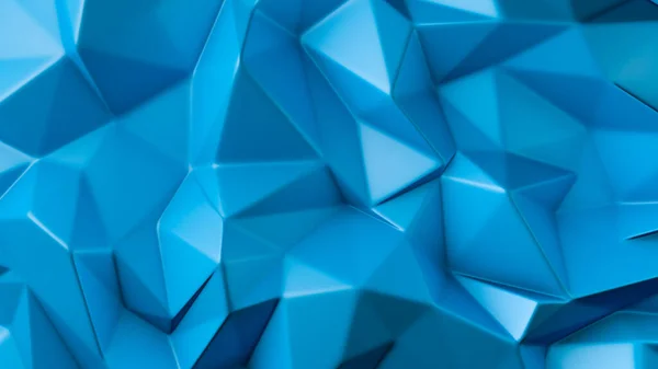 Fundo de cristal azul. Ilustração 3d, renderização 3d. — Fotografia de Stock
