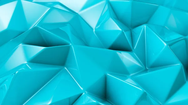 Belo fundo de cristal azul. Ilustração 3d, renderização 3d . — Fotografia de Stock