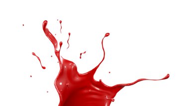 İzole edilmiş beyaz resim, üç boyutlu resim, üç boyutlu resim. 