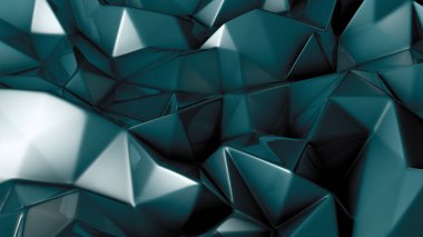 Şık yeşil kristal arkaplan