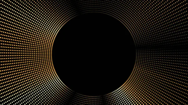 Прекрасний чорний фон із золотим блиском. 3d ілюстрація, 3d візуалізація . — стокове фото