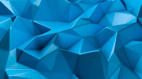 Fundo de cristal azul. Ilustração 3d, renderização 3d. — Fotografia de Stock