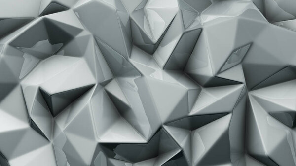 Stylish gray crystal background