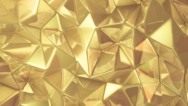Luxo fundo de cristal de ouro — Fotografia de Stock