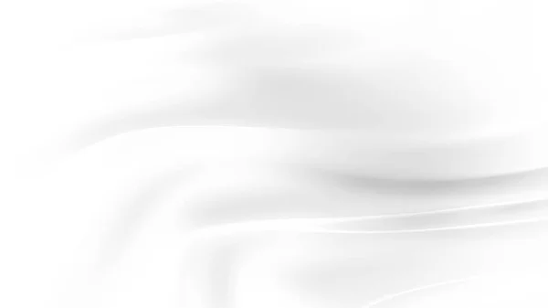 Κομψό λευκό φόντο με πτυχωτό ύφασμα. 3D εικονογράφηση, 3 — Φωτογραφία Αρχείου
