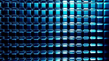 Turkuaz metalik endüstriyel grunge arka planı. 3d illüstrasyon, 3d canlandırma.