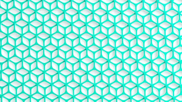 Fond blanc turquoise abstrait. Illustration 3d, rendu 3d . — Photo