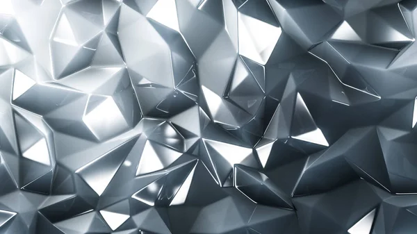 Stylish gray crystal background. 3d illustration, 3d rendering. — Stock Photo, Image