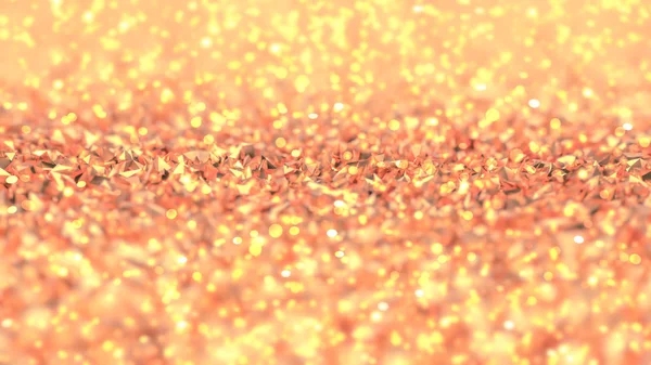 Fondo rosa dorado. imagen 3d, renderizado 3d . — Foto de Stock