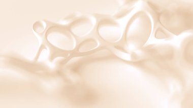 Soyut şekil arkaplanı. 3d illüstrasyon, 3d canlandırma.