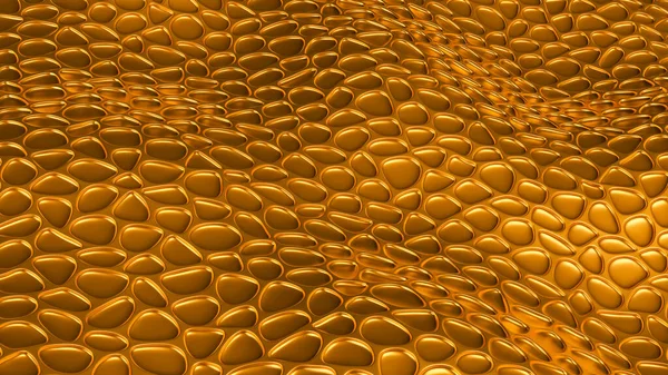 Luxus arany háttér bőr textúra. 3D illusztráció, 3D-s renderelés. — Stock Fotó
