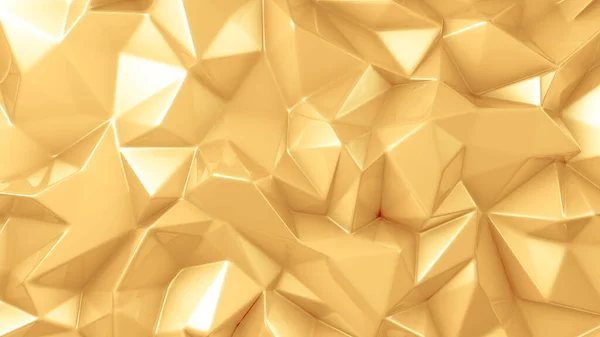 Fundo de cristal de ouro de luxo. Ilustração 3d, renderização 3d . — Fotografia de Stock