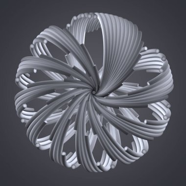 Güzel, soyut bir arka plan. 3d illüstrasyon, 3d canlandırma.