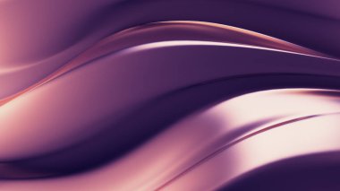 Altın pürüzsüz arka plan. 3d illüstrasyon, 3d canlandırma.