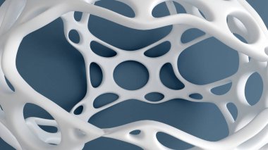 Soyut şekil arkaplanı. 3d illüstrasyon, 3d canlandırma.