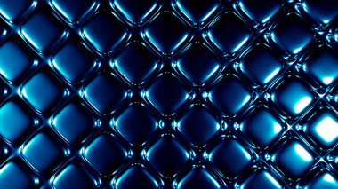 Turkuaz metalik endüstriyel grunge arka planı. 3d illüstrasyon, 3d canlandırma.