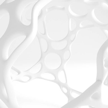 Soyut şekil arkaplanı. 3d illüstrasyon, 3d canlandırma.