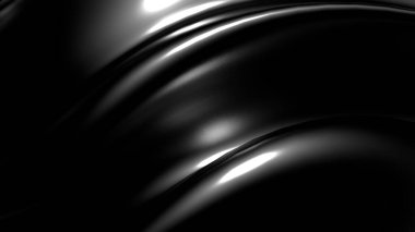 Pliseli, perdeli ve kıvrımlı güzel siyah bir arka plan.