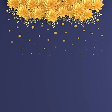 Kağıt çiçekler. Düğün dekorasyonları, tasarım için arka plan