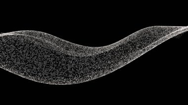 Gümüş parıltılı güzel bir siyah arkaplan. 3d illüstrasyon,