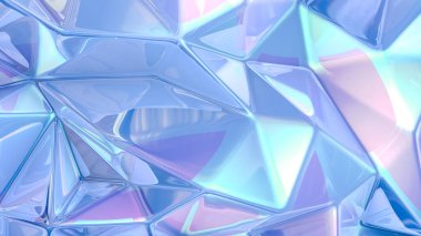 mavi kristal arka plan