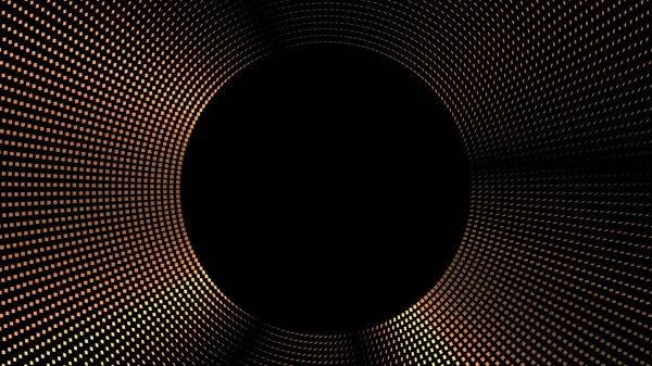 Schöner schwarzer Hintergrund mit goldenem Glanz. 3D-Illustration, — Stockfoto