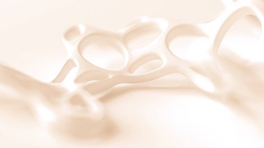 Soyut şekil arkaplanı. 3d illüstrasyon, 3d canlandırma.