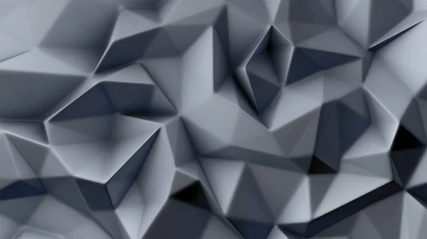 Bergaya latar belakang kristal abu-abu. Ilustrasi 3d, render 3d . — Stok Foto