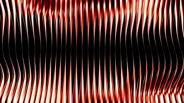 Стильний червоний металевий чорний фон з лініями та хвилями. 3d ілюстрація, 3d візуалізація . — стокове фото