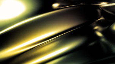 Pliseli, bukleli ve şapırtılı güzel sarı-yeşil arka plan.