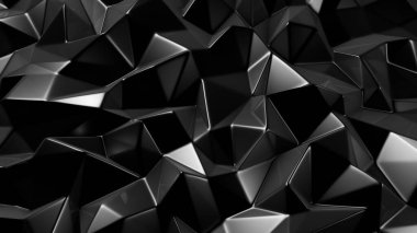 Siyah kristal arkaplan