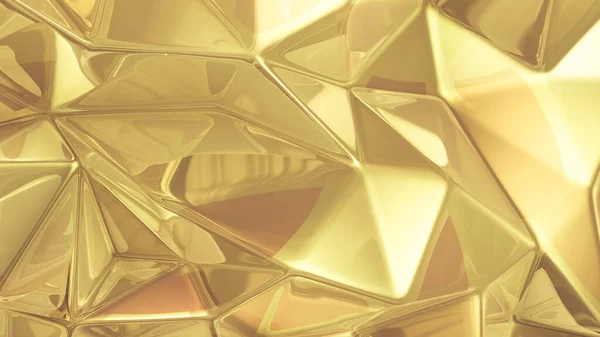 豪華な金の結晶の背景 — ストック写真