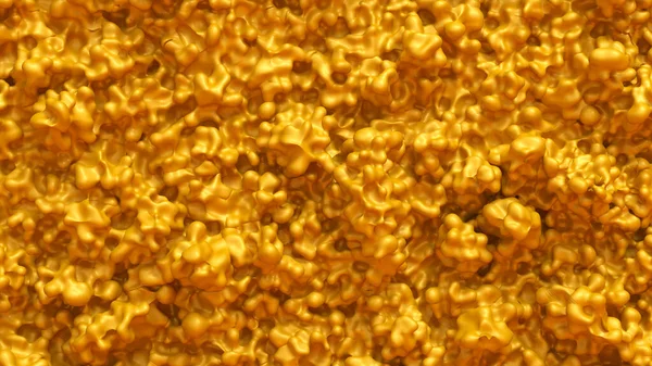 Абстрактний золотисто-жовтий фон текстури. 3d ілюстрація, 3d r — стокове фото