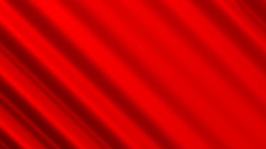 Kırmızı kumaş örtüsü arka plan. 3d illüstrasyon, 3d canlandırma.