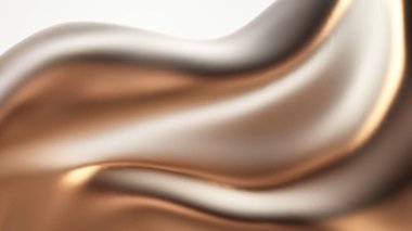 Issız, lüks kumaş. 3d illüstrasyon, 3d canlandırma.