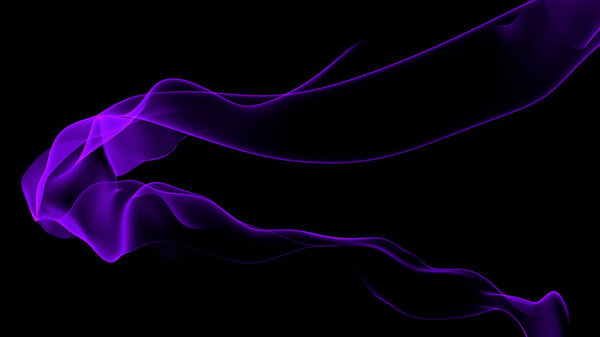 Black abstract wave background. 3d rendering, 3d illustration.