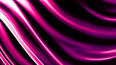 Siyah soyut dalga arkaplanı. 3d illüstrasyon, 3d canlandırma.