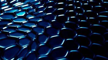 Turkuaz metalik endüstriyel grunge arka planı. 3d illüstrasyon, 3d canlandırma.