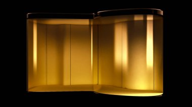 Toplanma geçmişi. 3d illüstrasyon, 3d canlandırma.