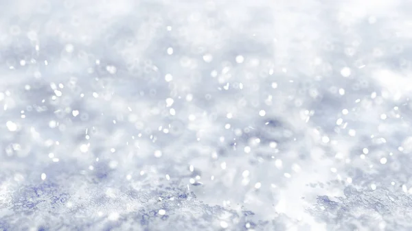 Winter, Kerst witte achtergrond met sneeuw textuur. 3d illustratie, 3d weergave. — Stockfoto